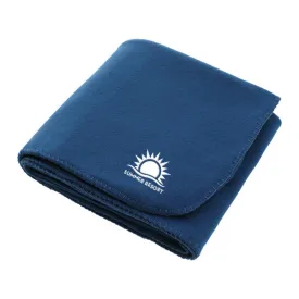 100% Recycled PET Fleece Blanket (Q321322)