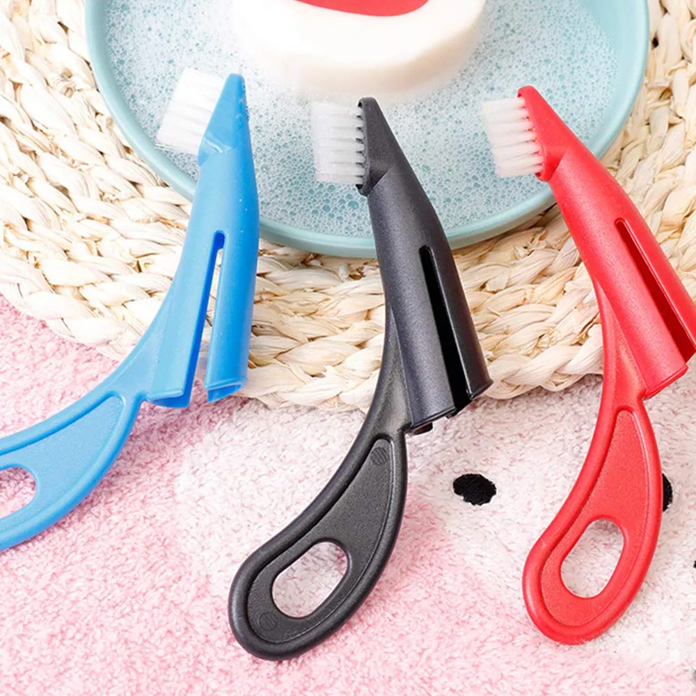 10Pcs Pet Finger Toothbrushes Soft Pet Toothbrushes Pet Tooth Cleaners Dog Dental Brushes Pet Toothbrushes Set with Curved Handle for Dog Cat