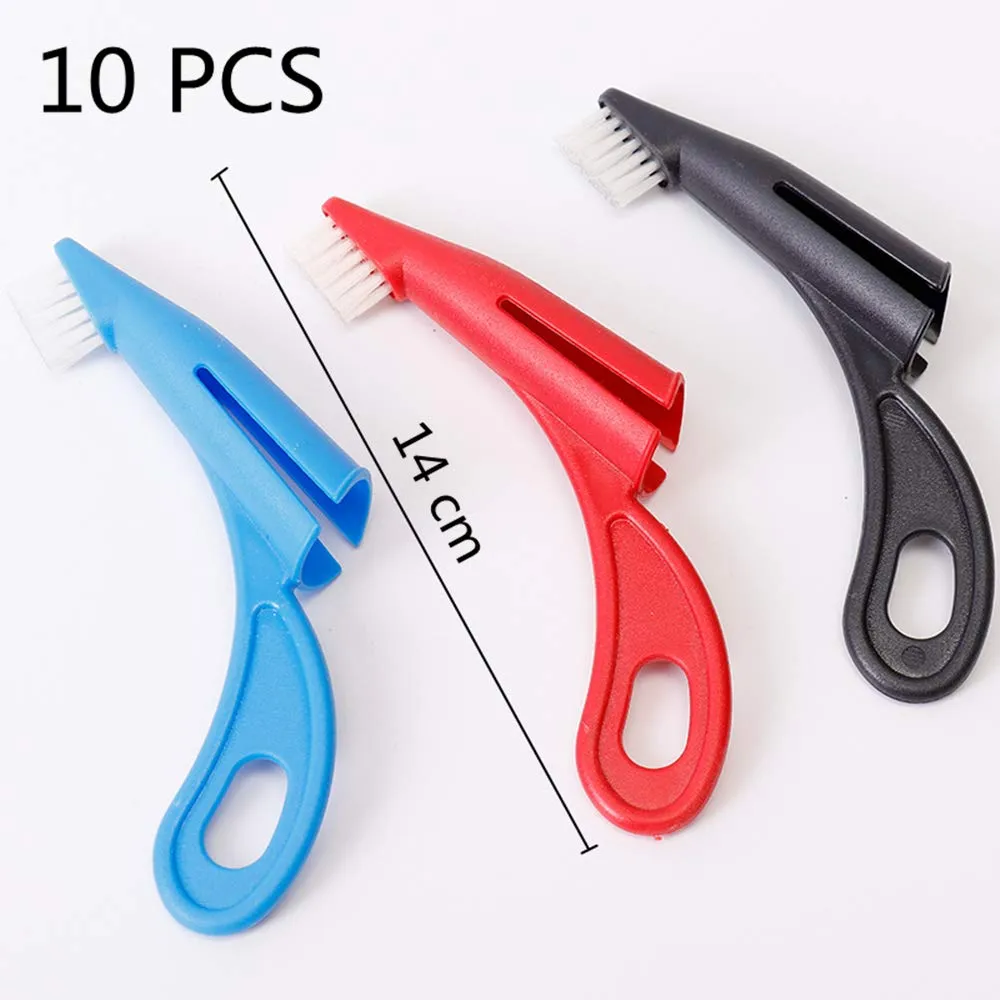 10Pcs Pet Finger Toothbrushes Soft Pet Toothbrushes Pet Tooth Cleaners Dog Dental Brushes Pet Toothbrushes Set with Curved Handle for Dog Cat