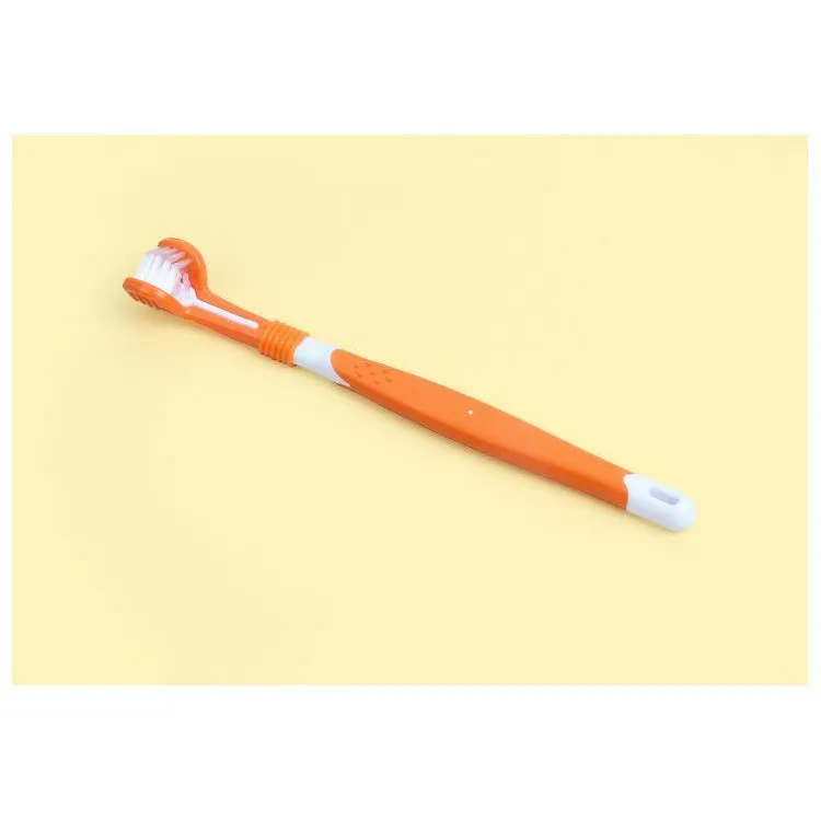 5 Pcs Three Sided Pet Toothbrush