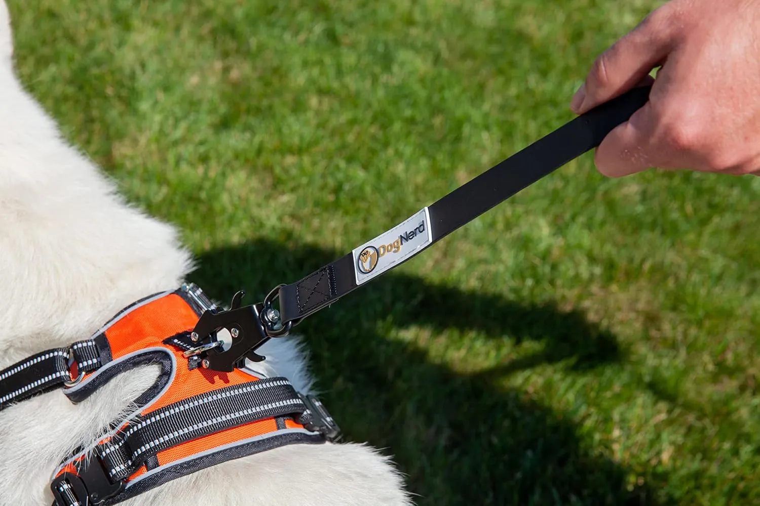 6FT Silicone Dog Leash Heavy Duty with Quick Release/Locking Carabiner - Waterproof Tactical Dog Leash for Medium Dogs & Large Dogs That Pull, Safety Control Dog Training Leashes (6 FT Black)