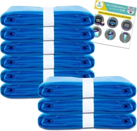 9 Pack Cat Litter Refills Bag, 32.8 Ft Litter Refills Only Compatible with Your Original Jum-bo Refill Cartridge(Not Include Original Refill Cartridge)