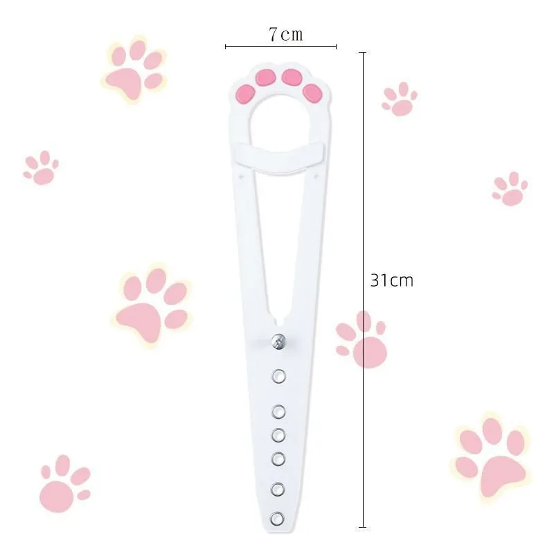 Adjustable No-Tool Cat Door Holder Lets Cats In and Keeps Dogs Out of Litter and Food Areas