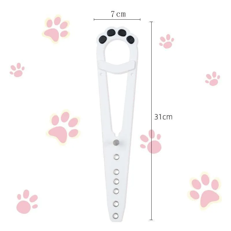 Adjustable No-Tool Cat Door Holder Lets Cats In and Keeps Dogs Out of Litter and Food Areas