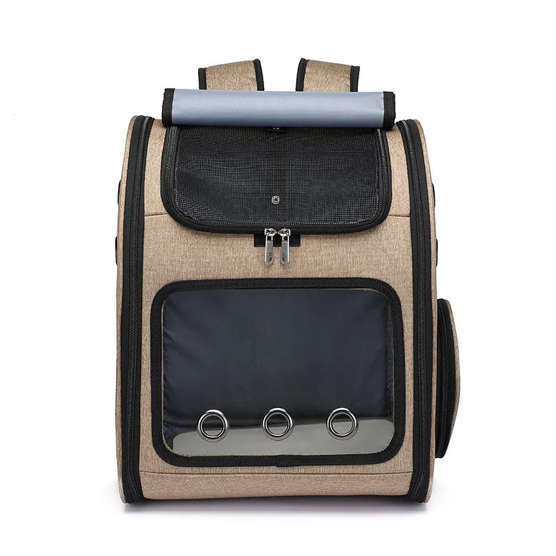 Airline Approved Ventilate Transparent Dog Carrier Backpack