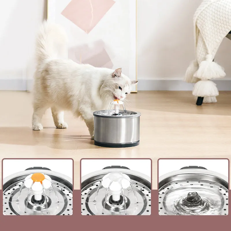 Automatic Stainless Sleel Water Fountain 2.5L /84.5 oz