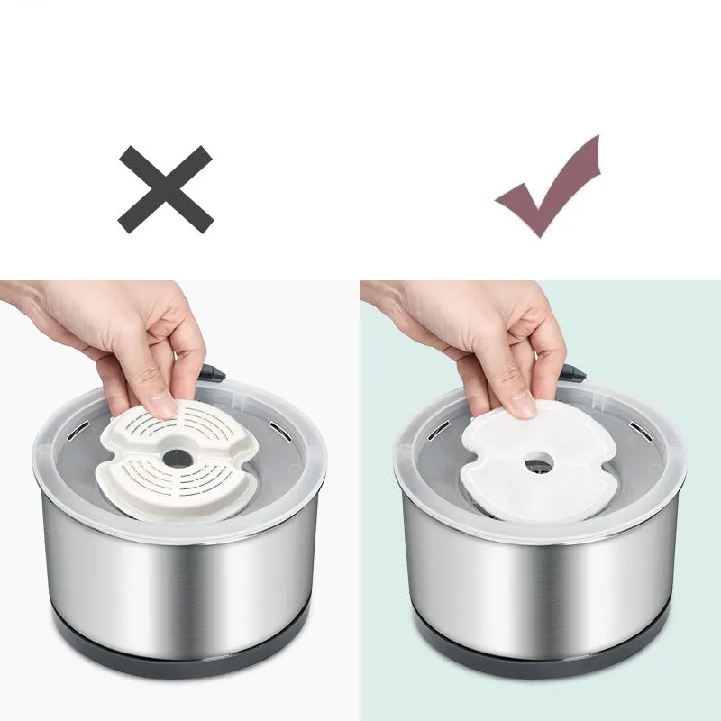 Automatic Stainless Sleel Water Fountain 2.5L /84.5 oz