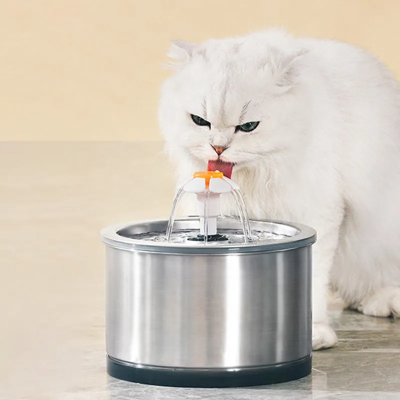 Automatic Stainless Sleel Water Fountain 2.5L /84.5 oz