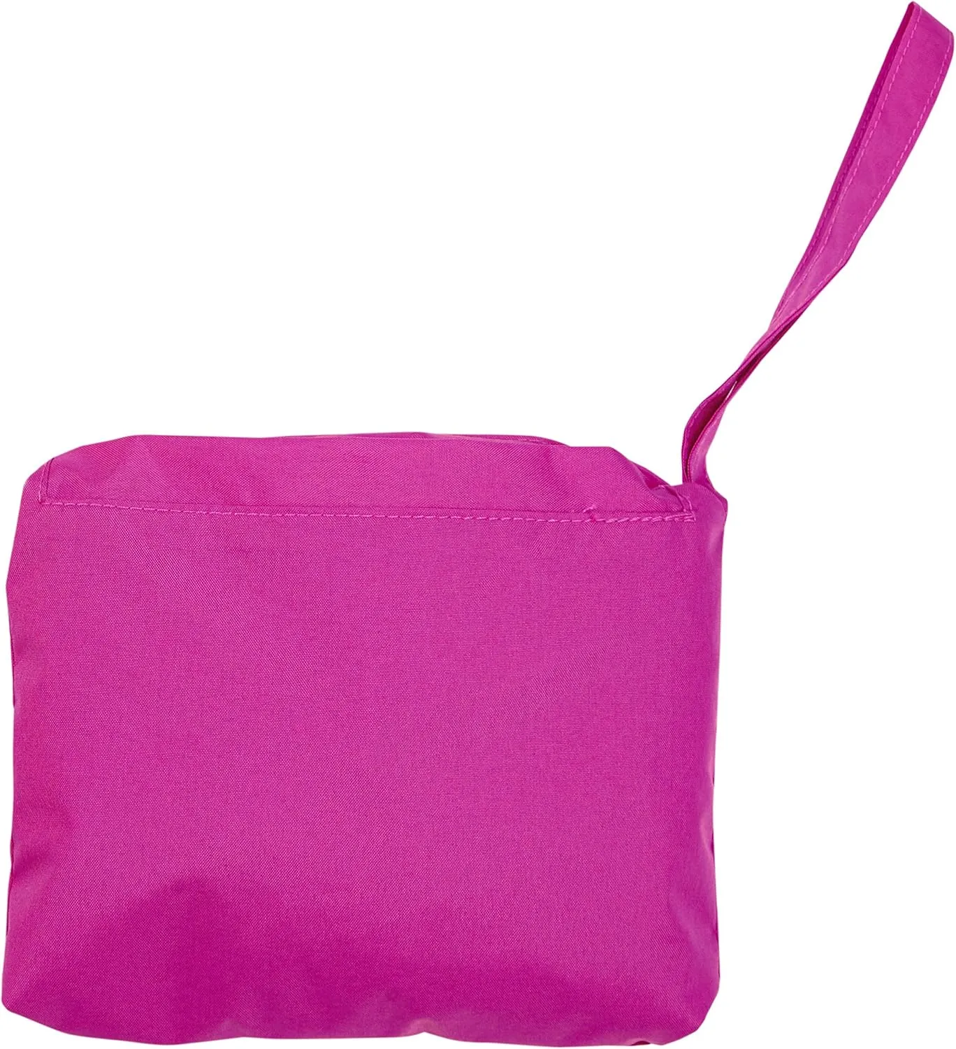 Blueberry Pet 4 Colors 16" Lightweight Packable Hooded Dog Rain Poncho with 3M Reflective Safety Tapes in Cerise Pink, Pack of 1 Outdoor Rain Jacket for Dogs