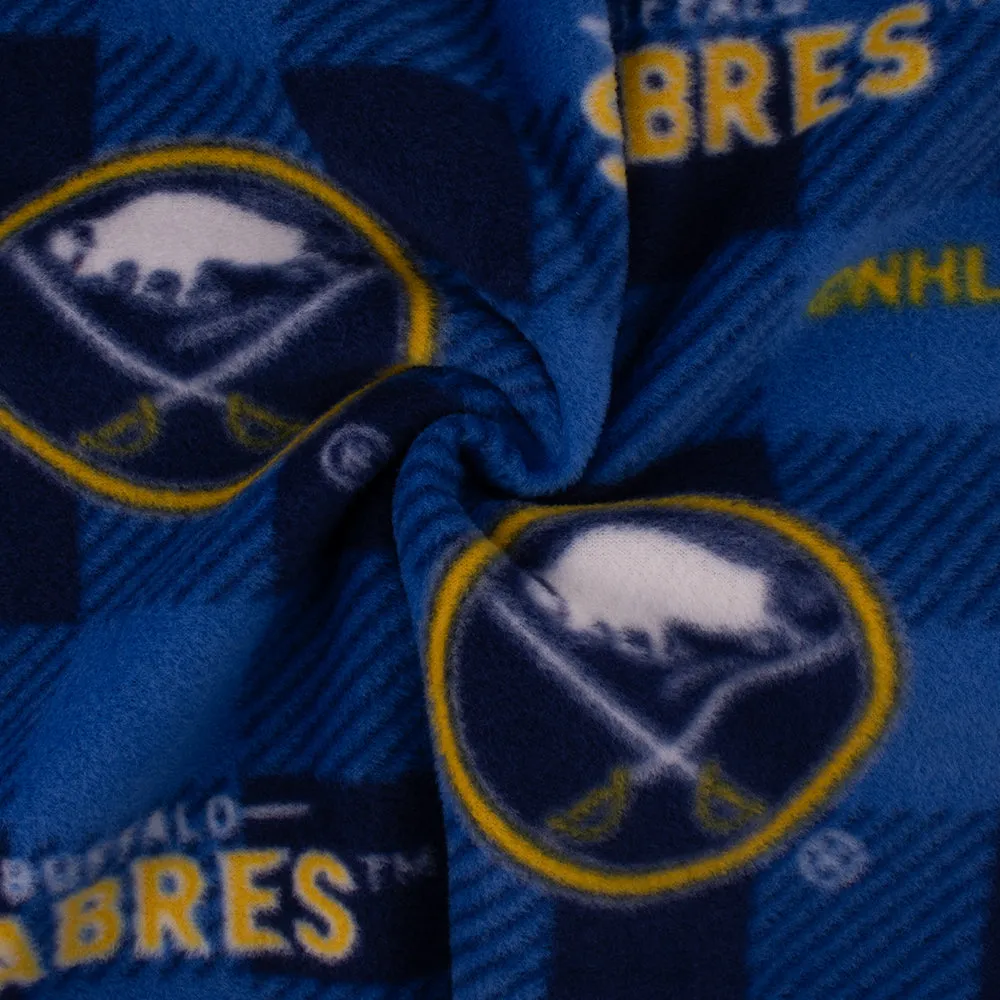 Buffalo Sabres - NHL Fleece Print - Buffalo plaid - Blue