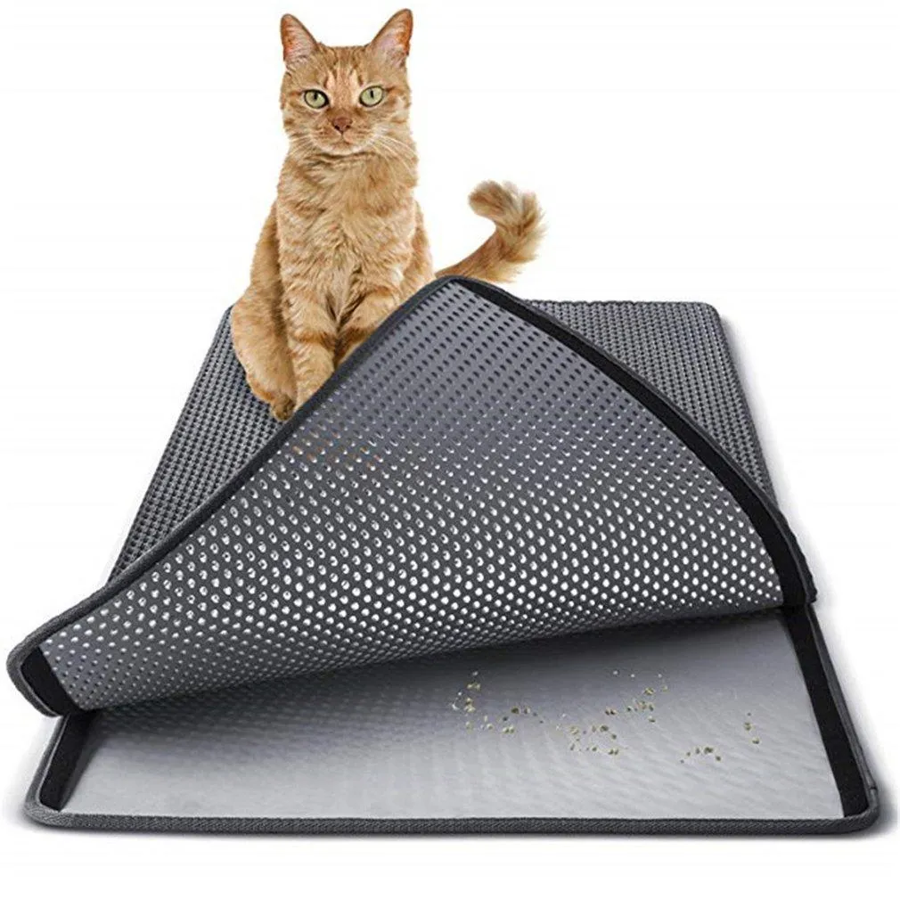 Cat Litter Mat Trapper - Waterproof Double-Layer Litter Mat - Non-slip