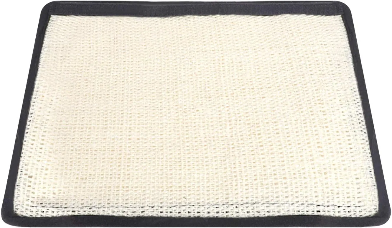 Cat Scratcher Pad Natural Sisal Cat Scratching Mat Grinding Claws Scratching Post Wrap Around Sofa Chair Table Legs Furniture Protector Replacement for Cat Tree 8" x 12" (8" x 12")