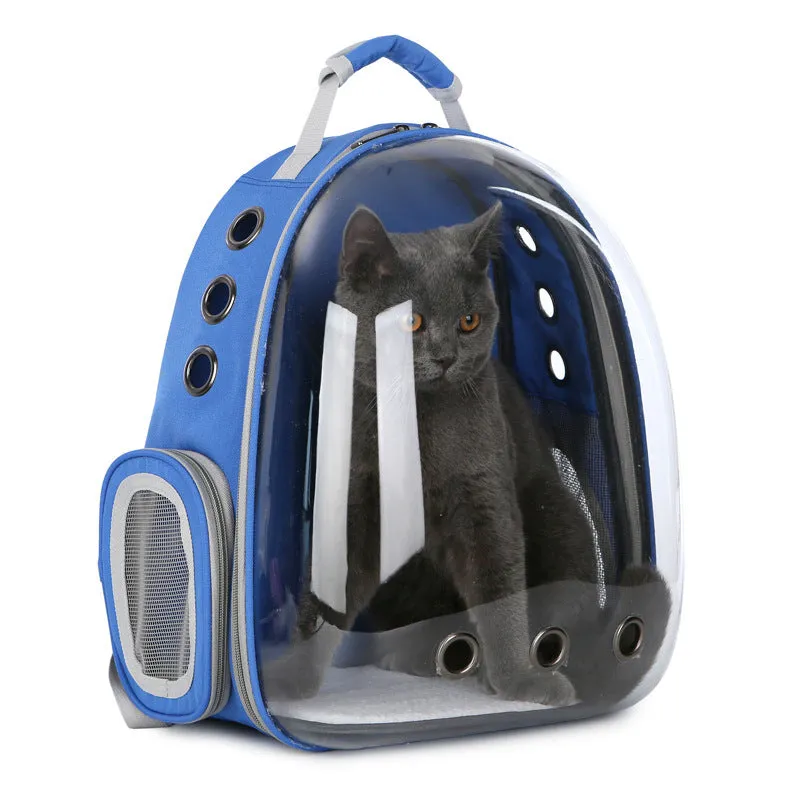 Cat Ventilate Transparent Capsule Carrier for Travel