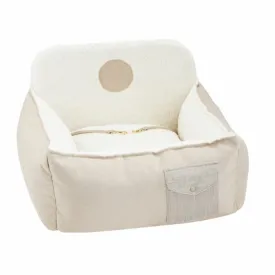 Chloe's Home Car Bed Tallinn for Dogs and Cats (Ecru)