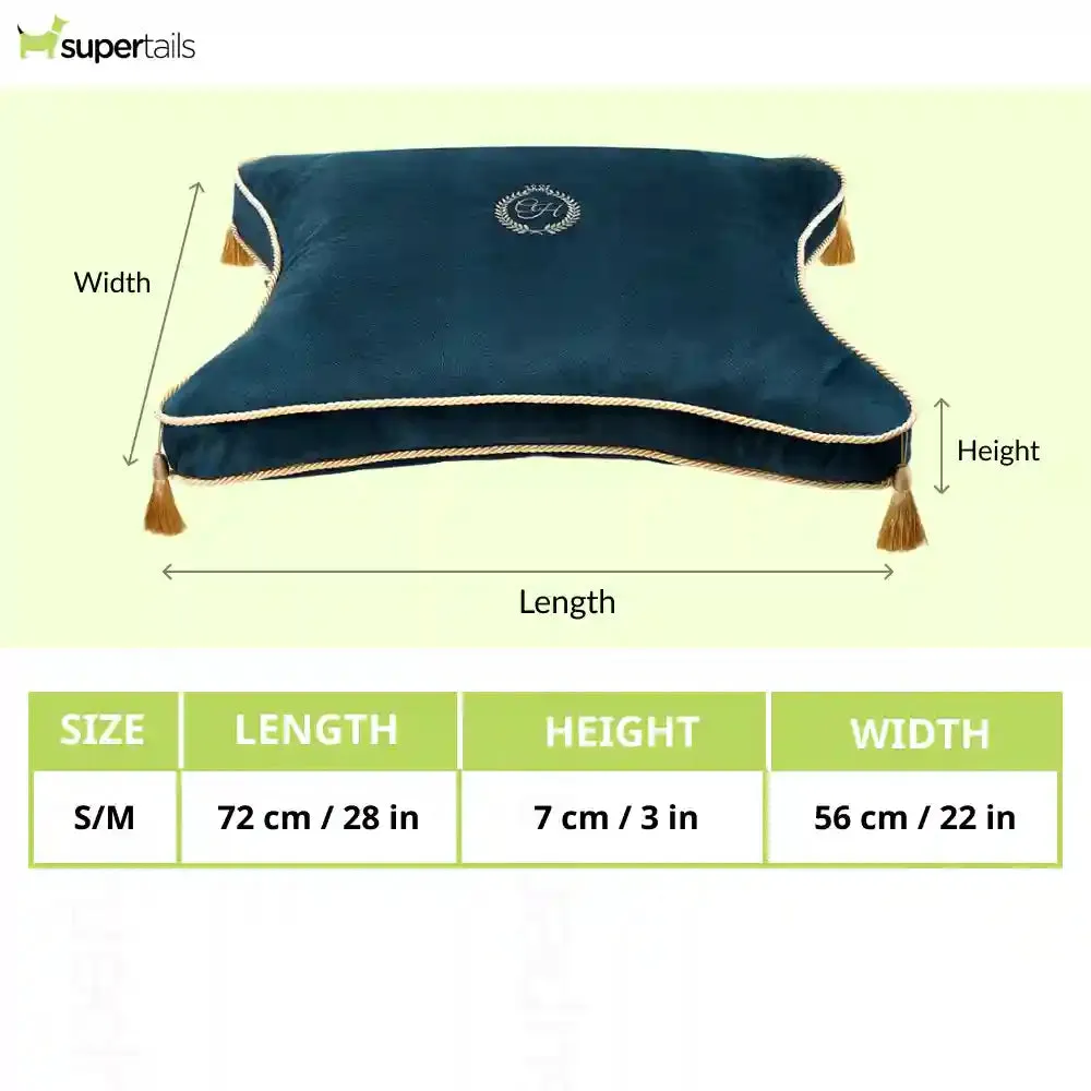 Chloe's Home King & Queen  Bed for Dogs and Cats (Navy Blue)