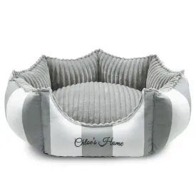 Chloe's Home Monte Carlo Bed for Dogs and Cats (Grey)
