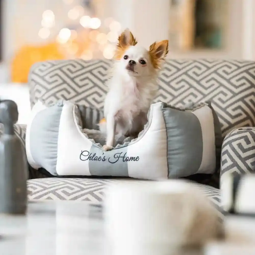 Chloe's Home Monte Carlo Bed for Dogs and Cats (Grey)