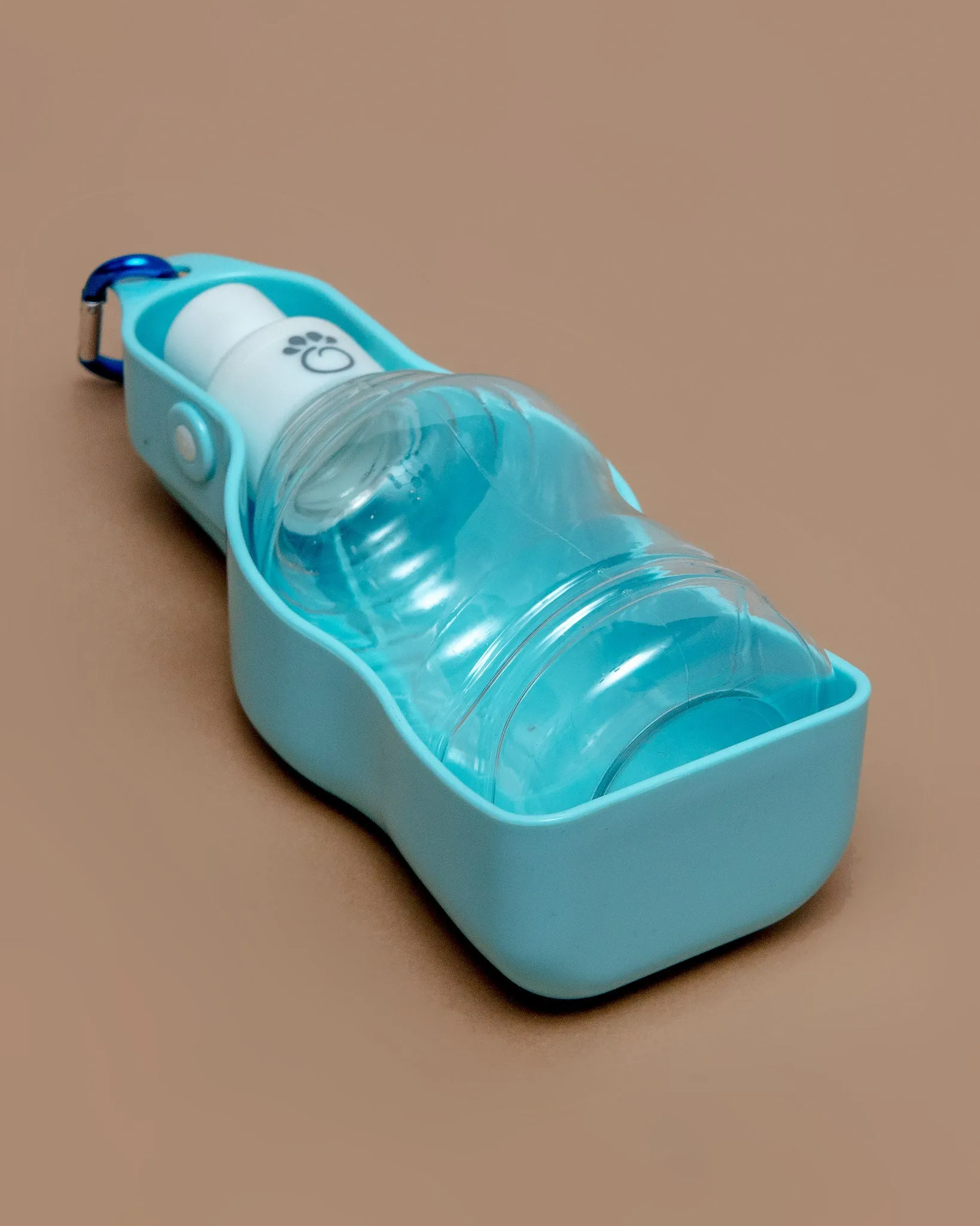 Dog Travel Water Bottle with Foldout Bowl in Blue << CLEARANCE >>