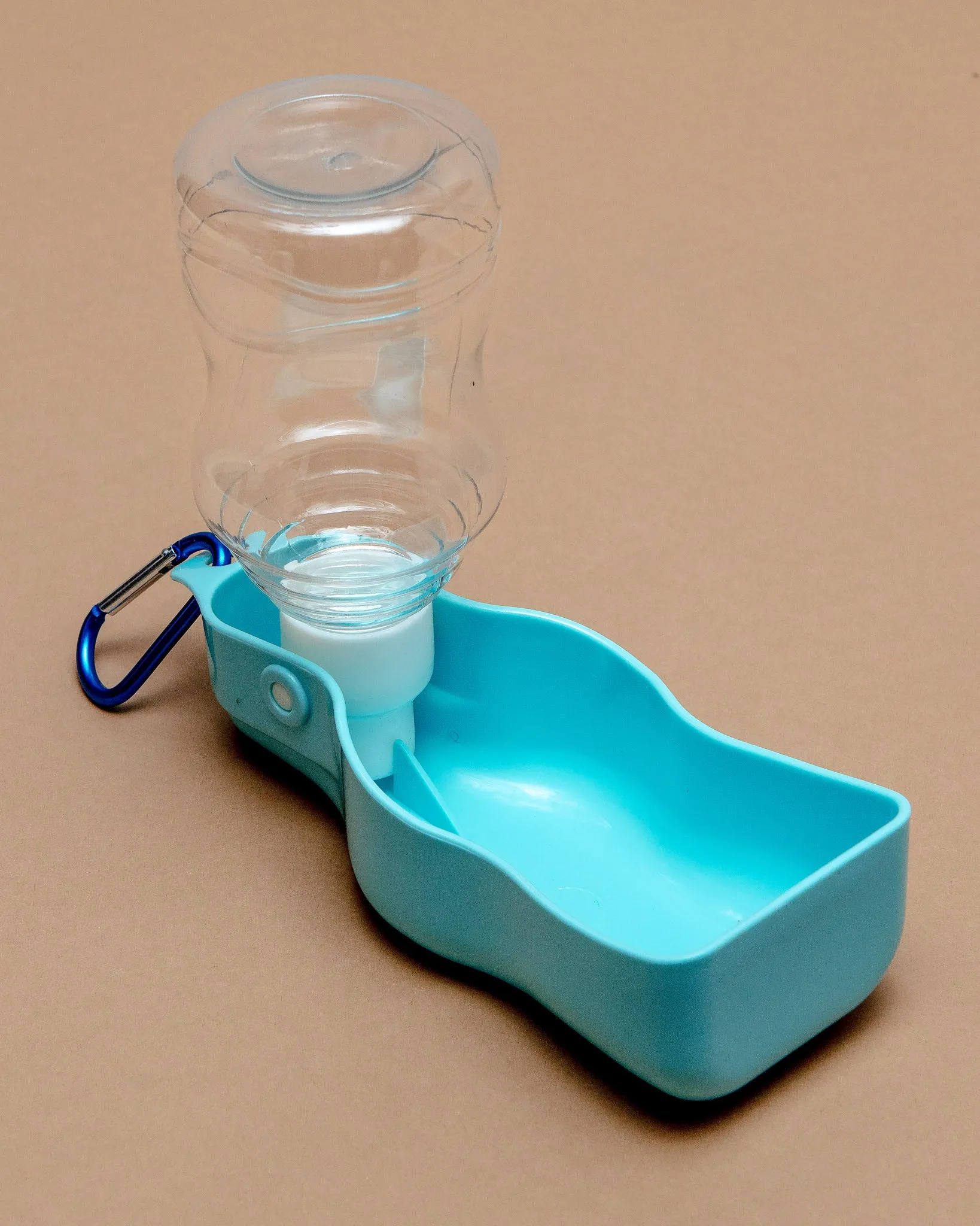 Dog Travel Water Bottle with Foldout Bowl in Blue << CLEARANCE >>