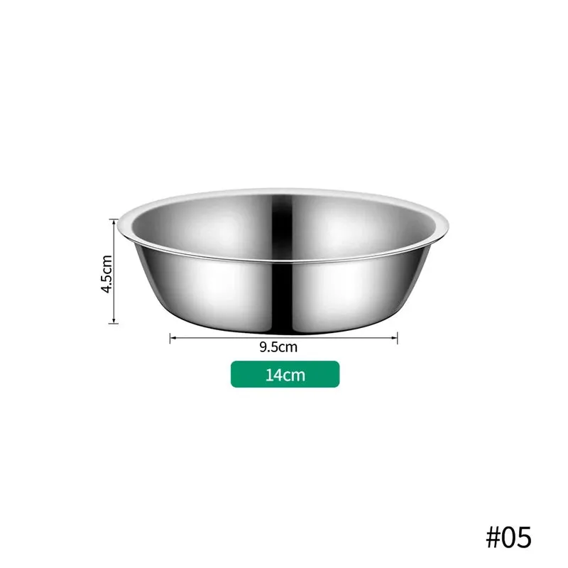Durable Stainless Steel Large Capacity Pet Bowl