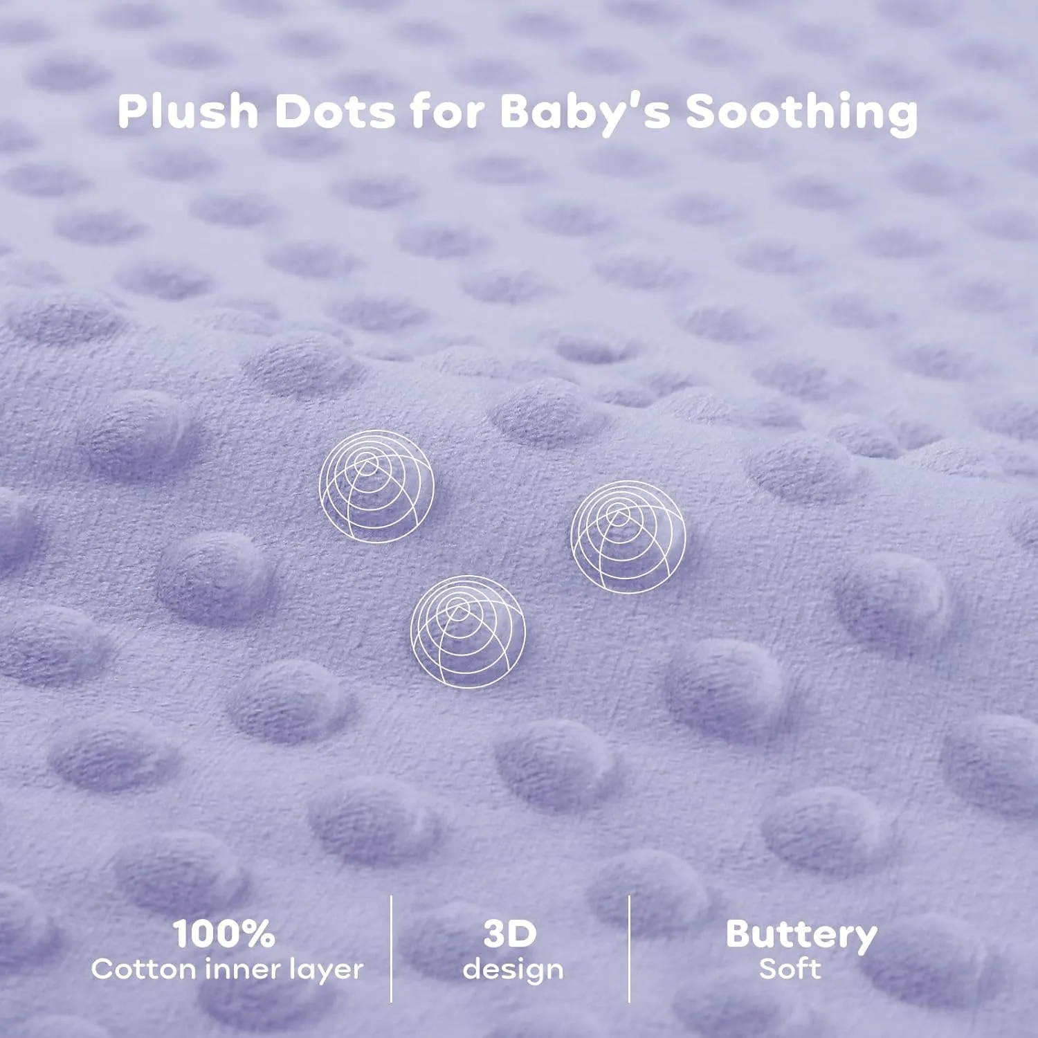 Fleece Baby Sleep Sack 6-12 Months, 1.5 TOG Cotton Baby Wearable Blanket With Soft Plush Dots, 2 Pack Newborn and Infant Warm Sleeping Sack with 2-Way Zipper Pink&Purple