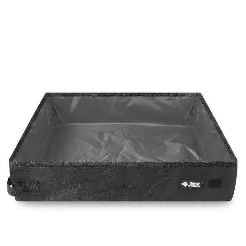 Foldable Portable Cat Litter Box: The Ultimate Travel Companion For Your Feline Friend by Dog Hugs Cat