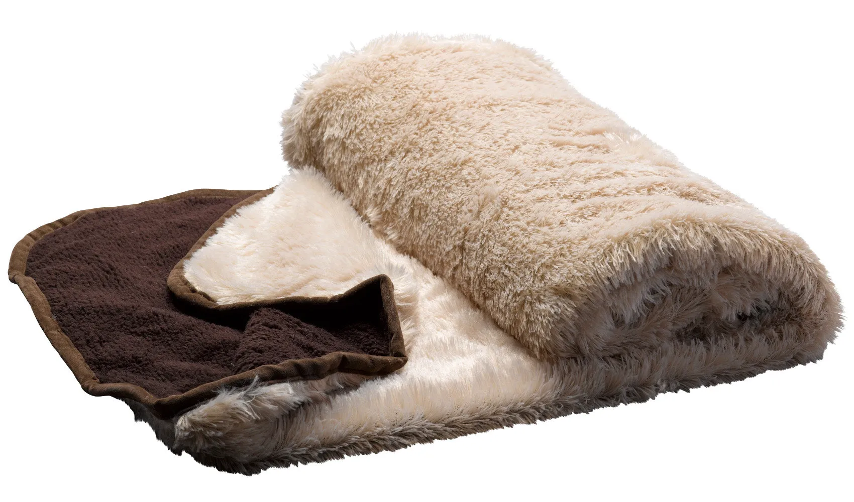 Gor Pets Nordic Soft Fleece & Faux Fur Pet Blanket (Various Colours & Sizes)