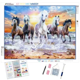 Horses On The Beach
