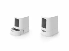 LENA FOOD DISPENSER - WITH COVER - 2000 ML WHITE