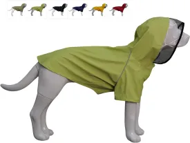 LoveLonglong Premium Waterproof Dog Raincoat with Reflective Safety Features Pet Raincoats for Large Medium Small Dogs Light Green XL