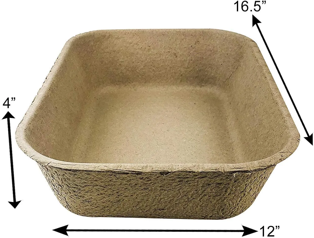 Midlee Disposable Cat Litter Boxes Pack of 5- Travel Portable Pet Tray Liner Pan
