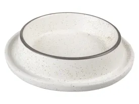 No-Spill Feeding Bowl Stone Speckle 430Ml