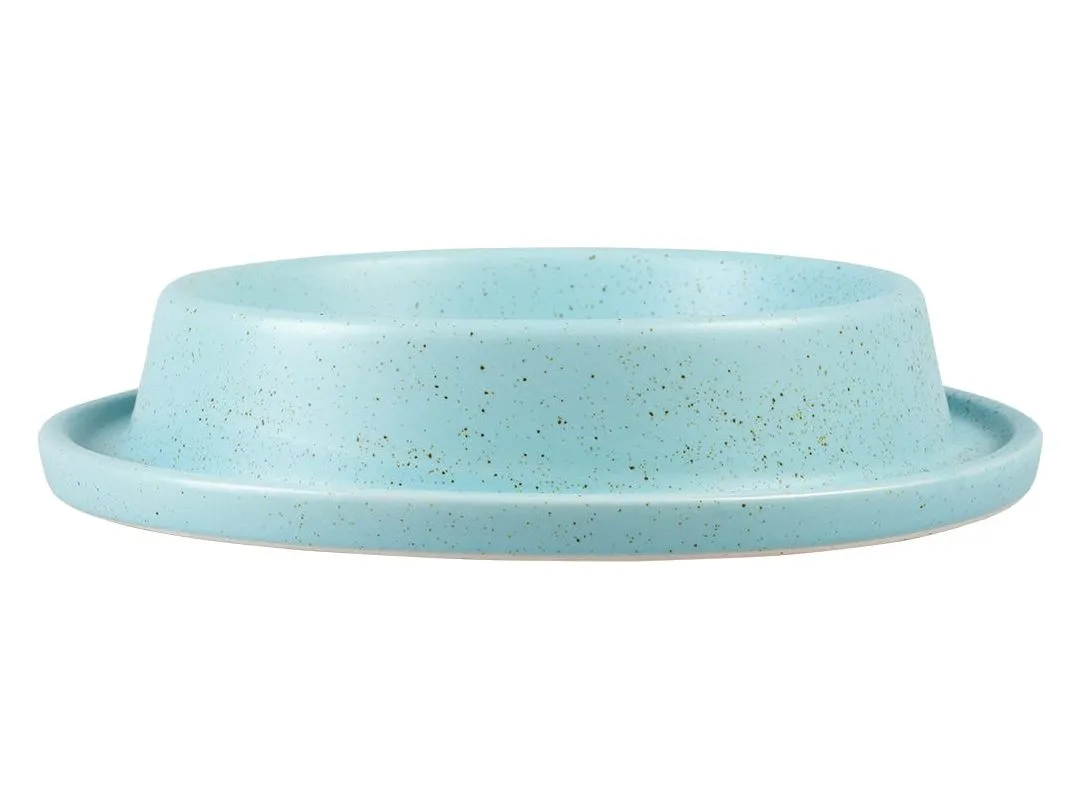 No-Spill Feeding Bowl Stone Speckle 430Ml