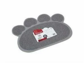 Paw Cat Litter Mat Grey