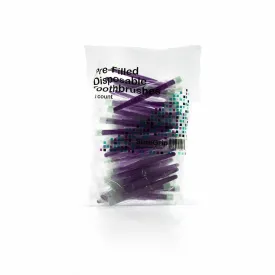 Pet-Agree Pre-filled Disposable Toothbrushes, Mint Flavor, 50 Pack
