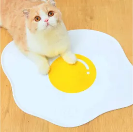Pet Food mat Silicone Poached Egg