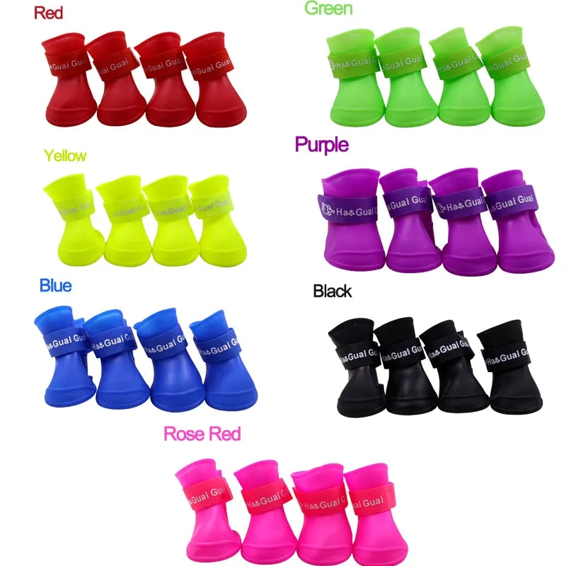 Pet Rain Boots (4pcs)