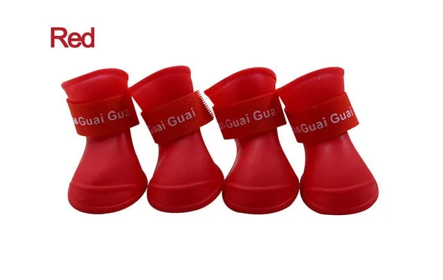 Pet Rain Boots (4pcs)