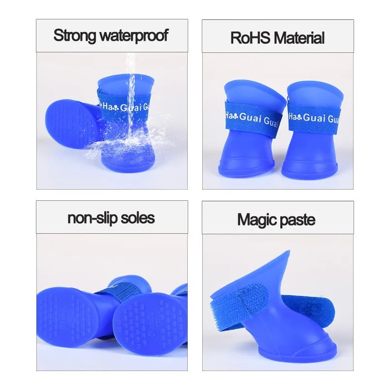 Pet Rain Boots (4pcs)