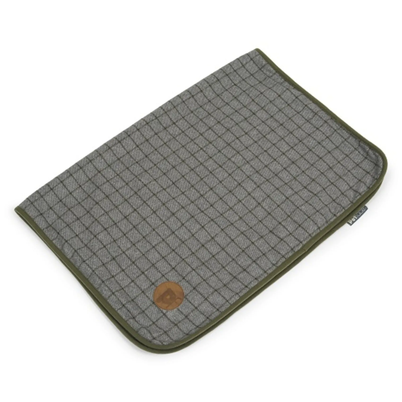 Petface Moss Green Check Comforter (70cm x 100cm)