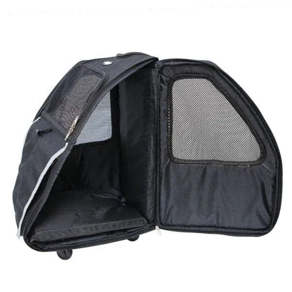 Petique 5-in-1 Pet Stroller Complete Set with Pet Carrier and Stroller Frame