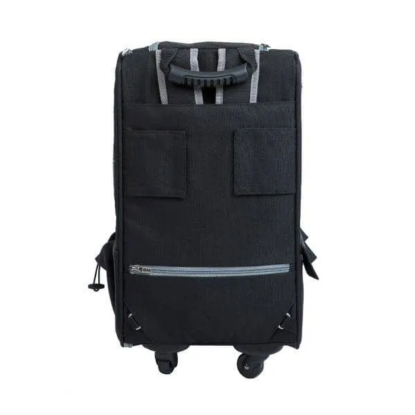 Petique 5-in-1 Pet Stroller Complete Set with Pet Carrier and Stroller Frame