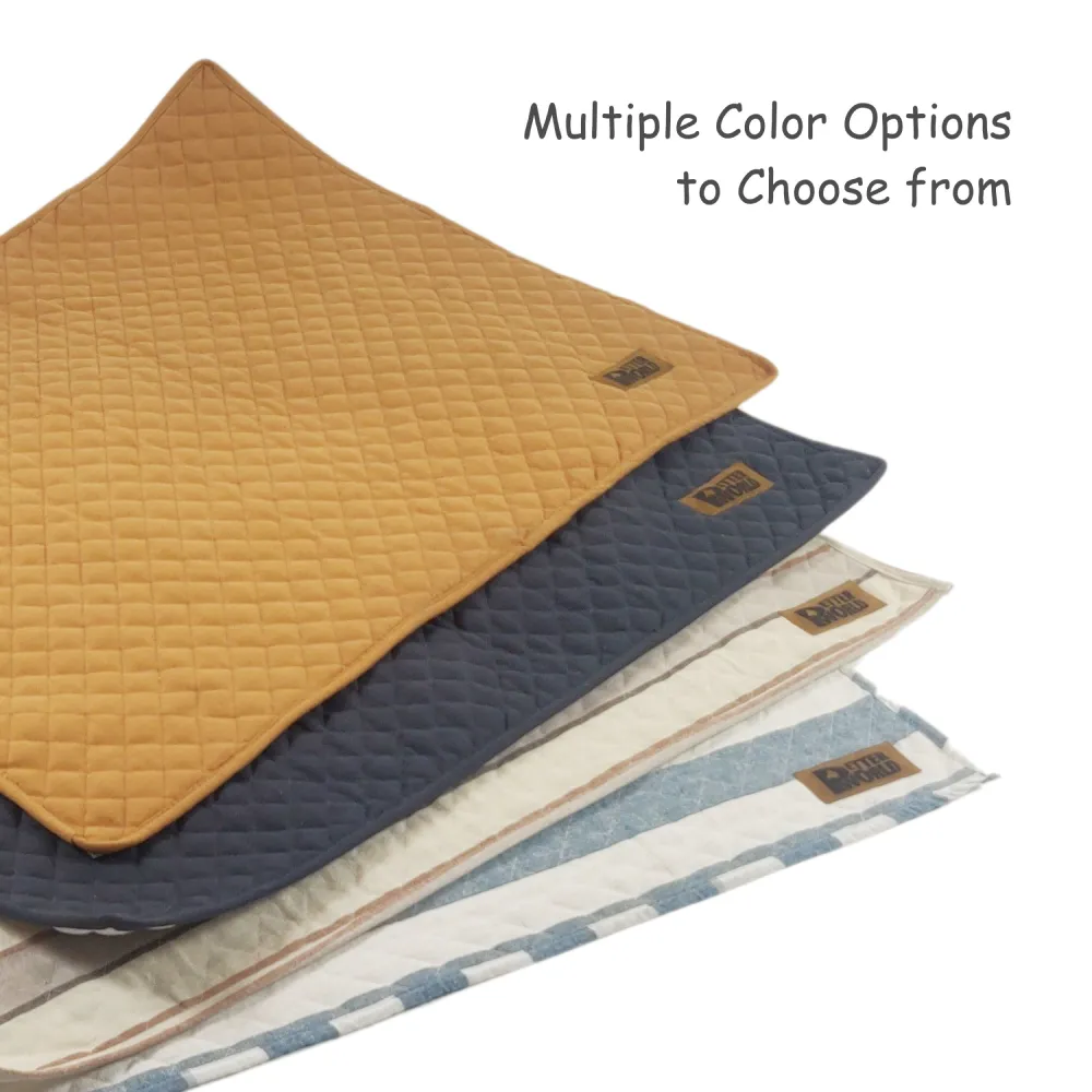 Petter World Multipurpose Breathable Summer Mat for Dogs (Brown Stripes)