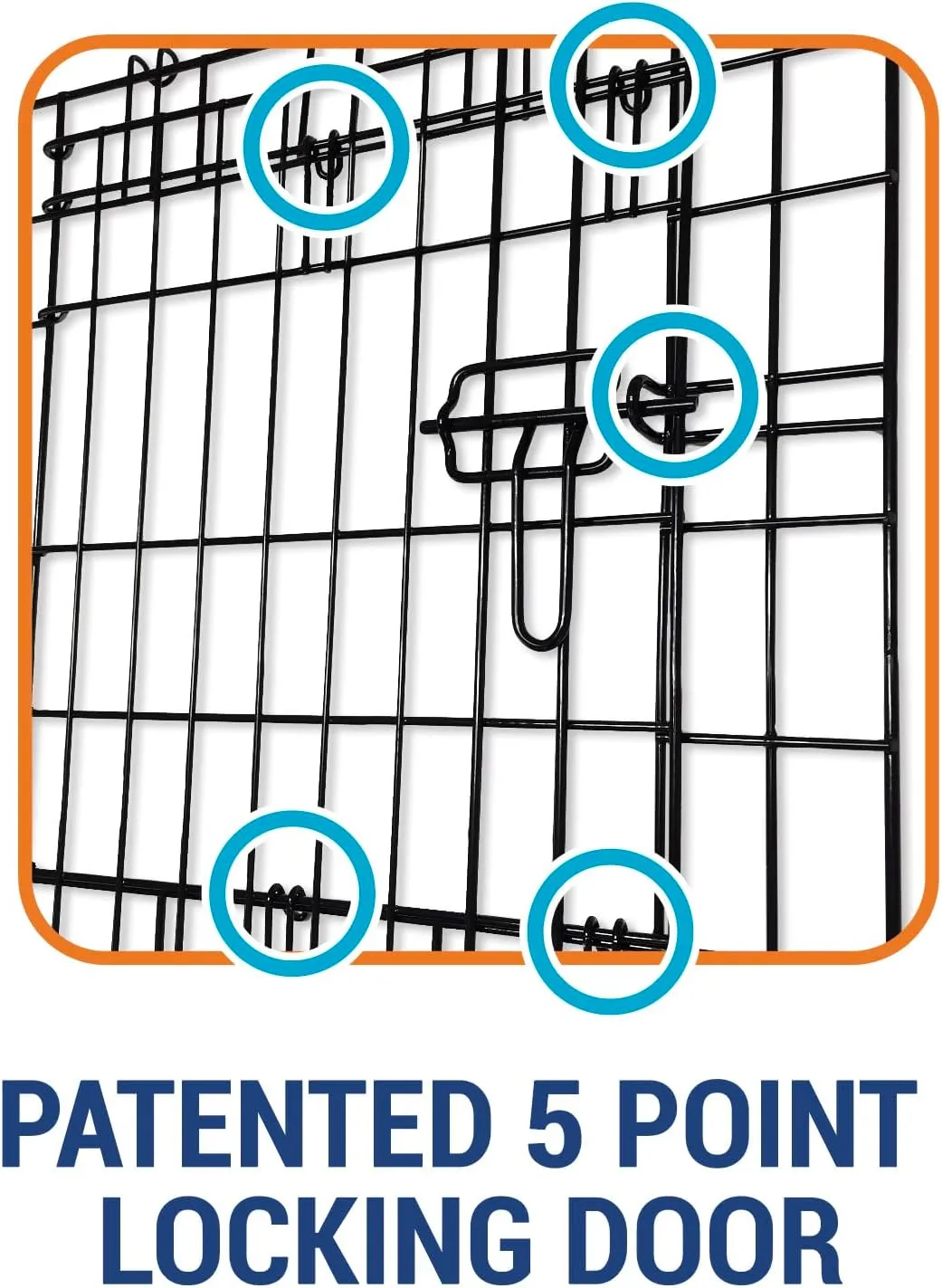 Precision Pet Products One Door Provalue Wire Dog Crate, 36 Inch, For Pets 50-70 lbs, With 5-Point Locking System