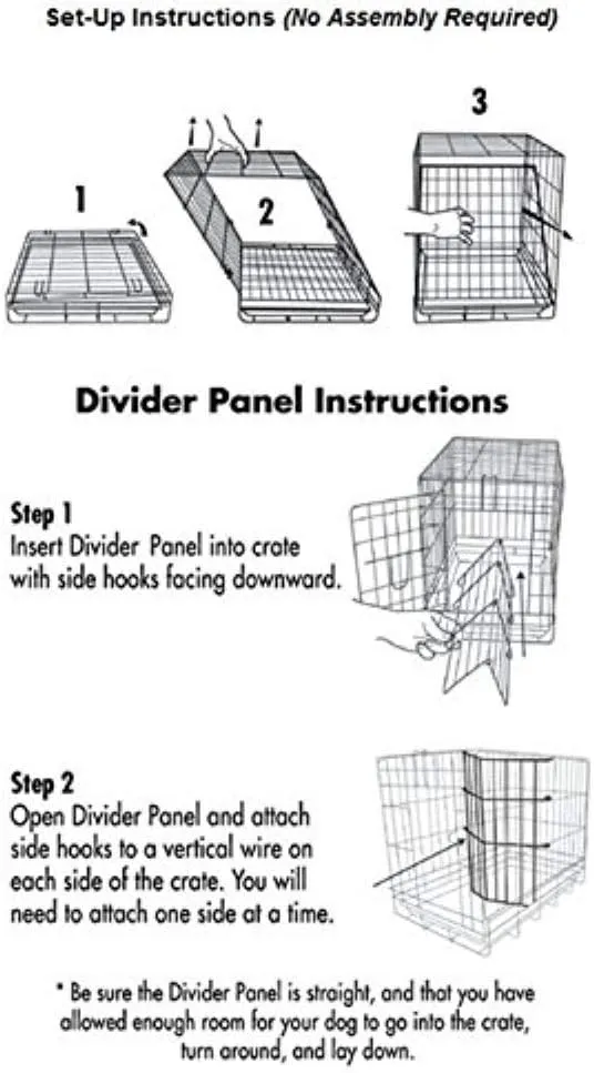 Precision Pet Products Two Door Great Crate Wire Dog Crate, 36 Inch, For Pets 50-70 lbs, With 5-Point Locking System