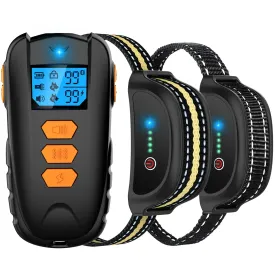 Rechargeable Waterproof Dog Training Collar with Remote Control - Electric Pet Collar