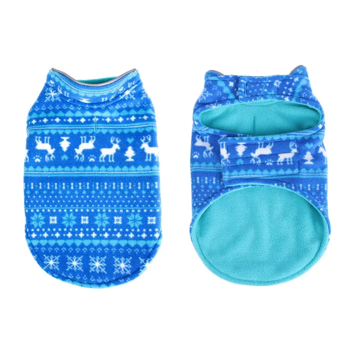 Reversible Polar Christmas Vest