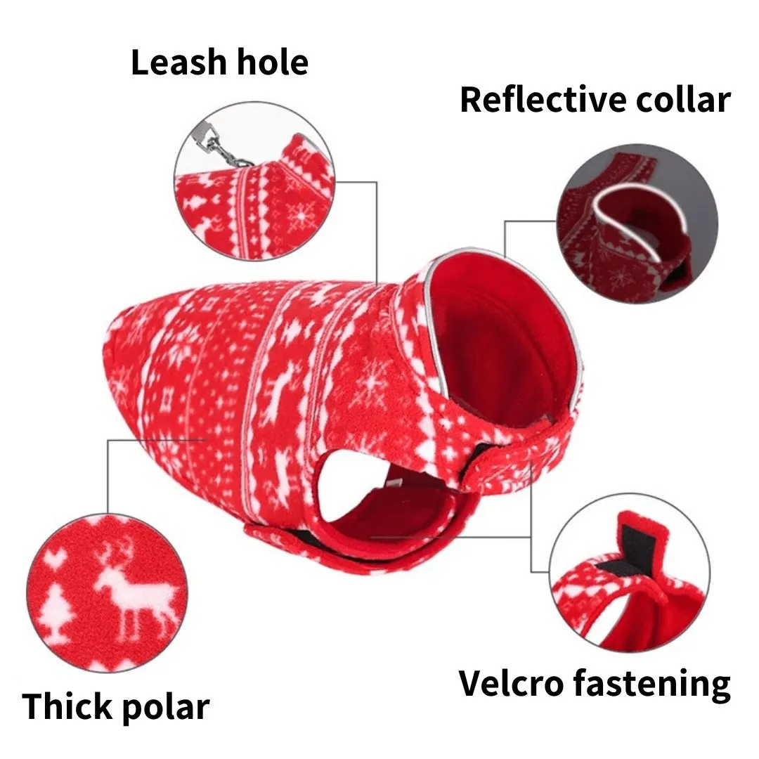 Reversible Polar Christmas Vest