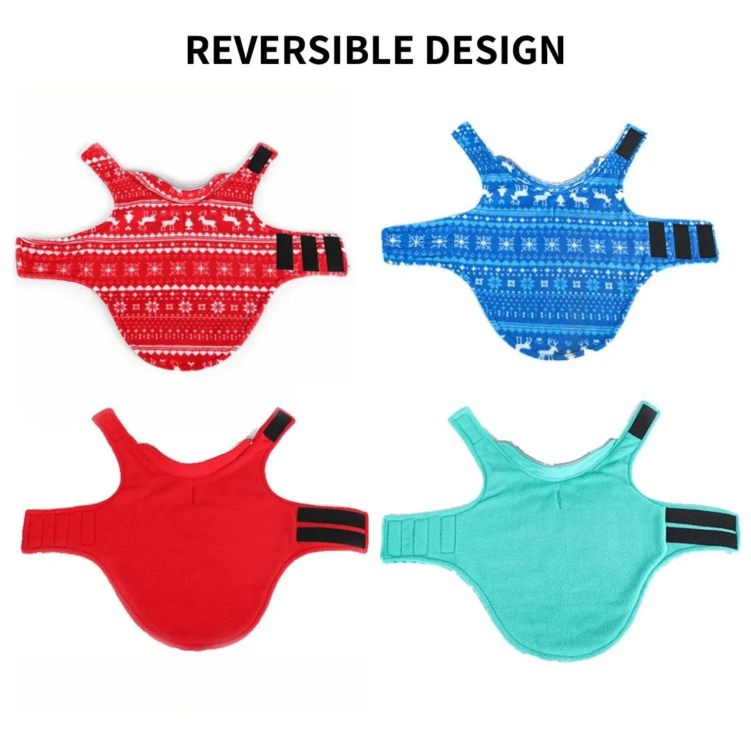 Reversible Polar Christmas Vest