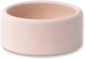 Solid Bowl, Silicone Bowl for Baby, Toddler & Kids, 9 fl oz, Non Slip, Heavy Base, Deep, Microwave & Dishwasher Safe, No BPA, Cereal, Soup, Snack Dishes & Dinnerware, Pink Sand
